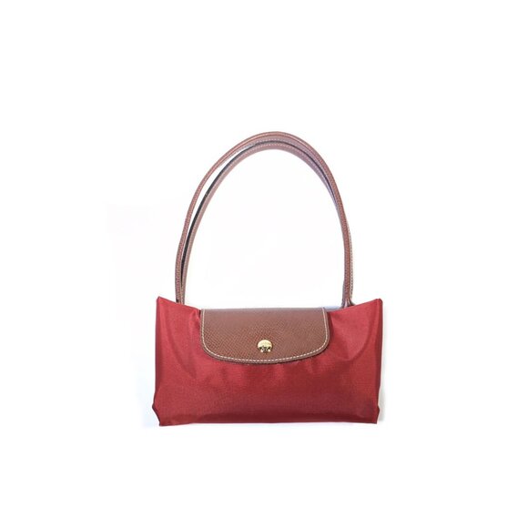 Longchamp Le Pliage Tote Red Garnet Original 'Shopping Modele' Handbag - Picture 3 of 13
